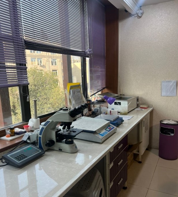 نمایی از تجهیزات سرولوژی